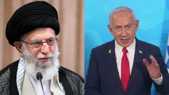 Ali khamenei and Benjamin Netanyahu